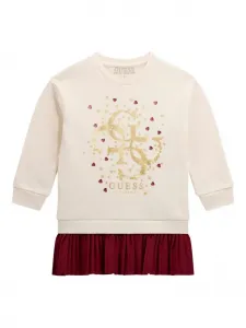 Платье в складку Guess kids, бежевый