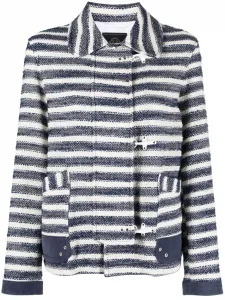 Твидовый жакет из ткани букле Fay, синий