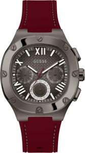 Guess, мужские часы, 42 мм, Red/Gunmetal/Gunmetal