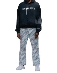 Мужская толстовка Wolverine с капюшоном черного/серого цвета knotWTR