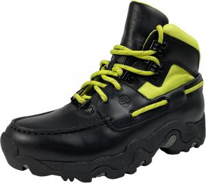 Мужские походные ботинки Timberland Chukka из черной цельной кожи