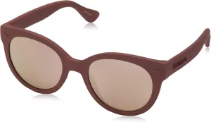 Havaianas Sunglasses Женские круглые солнцезащитные очки Noronha, Ople Burg, 47 мм, Opal Burgandy