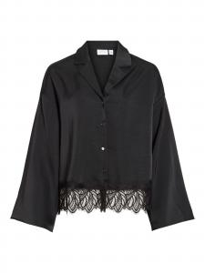 VILA Блузка 'VILea' в черном цвете