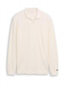 TOM TAILOR Лонгслив из шерсти белая