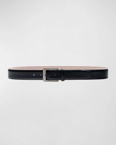 Мужской кожаный ремень Vega Magnanni, цвет Black