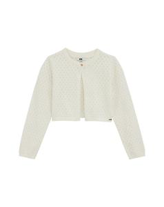 WE Fashion Вязаный кардиган в белом цвете