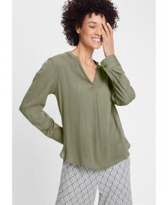 Женская туника-блузка в блестящую полоску Olsen, Olive