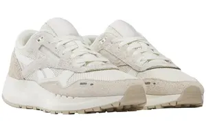 Классические кожаные кроссовки унисекс с низким верхом белого цвета Reebok