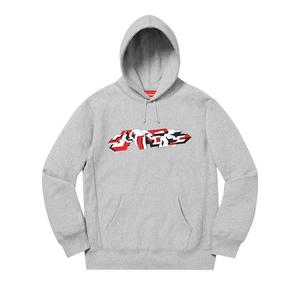 Толстовка Supreme Delta Logo Hooded Sweatshirt Heather Grey, серый