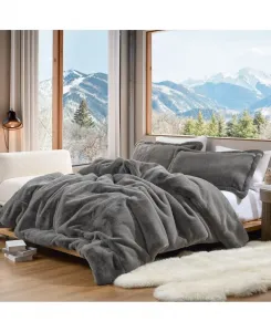 Комплект постельного белья Chunky Bunny Double the Thick - Coma Inducer Oversized Comfort Set, темно -серый