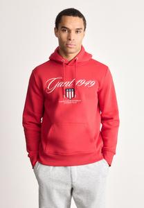 Худи GANT GRAPHIC HOODIE, Ruby Red/Red