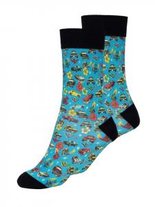 Носки King Kerosin V8 синего цвета