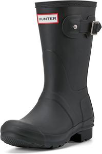 Женские оригинальные короткие резиновые сапоги Hunter, черный