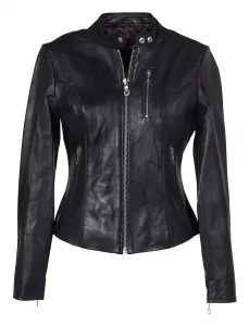 Женская куртка из овечьей кожи 21141W Cafe Schott, черный