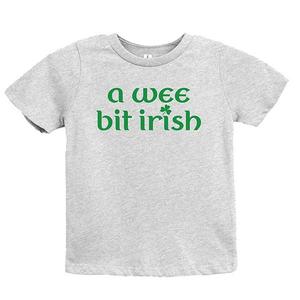Футболка с коротким рукавом A wee bit irish solid youth The Juniper Shop, Heather Grey