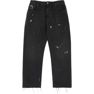 Рваные джинсы Mm6 Maison Margiela, черный