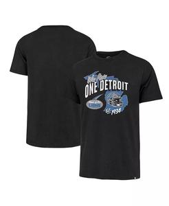 Черная мужская футболка бренда 47 Detroit Lions Regional Franklin '47 Brand, черный