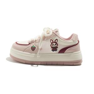 Износостойкие, легкие и дышащие женские лоу-топы для скейтбординга MEAKKEA, розовый