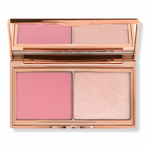 Румяна Mini Hollywood Blush & Glow Palette Charlotte Tilbury, Fair/Medium (rosy pink blush/pearlescent pink highlighter)