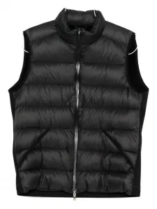 Стеганый жилет на молнии Herno, черный