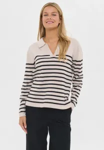 Полосатая рубашка-поло милаш Saint Tropez, Gray Morn Mila Stripe