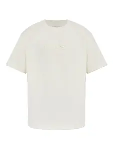 Футболка с флокированным логотипом JW ANDERSON, нейтральный