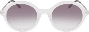 Женские круглые солнцезащитные очки DKNY DK714s, Milky Cloud