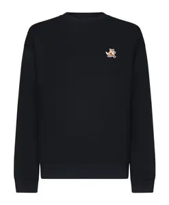 Стильный черный свитер Maison Kitsunã, черный