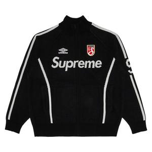 Свитер Supreme x Umbro Zip Up Sweater, Black