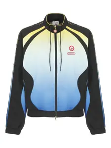 Куртка из сетки с нашивкой-логотипом Casablanca, черный