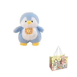 Очаровательные плюшевые куклы пингвины высота 25cm/35cm/55cm KUMAOYA, синий