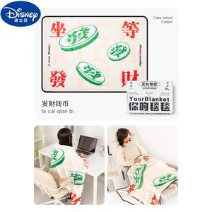 Disney Плед для сна 110х150 см, тонкий, с черной окантовкой, узор "Money"