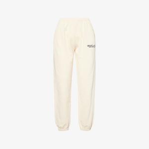 Джоггеры Sporty & Rich Wellness Club с вышивкой, бежевый