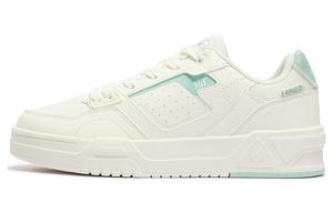 Кеды, скейтборд обувь женская низкая белый/зеленый 361°