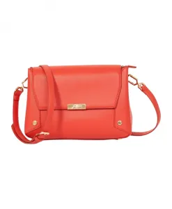 Красная сумка через плечо на молнии Gattinoni, красный