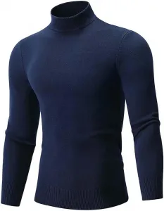 Мужской свитер вязаный slim fit пуловер мягкий уютный для дома