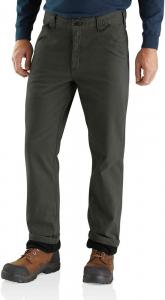 Carhartt Men's Relaxed Straight Rigby Lined Dungaree, Peat