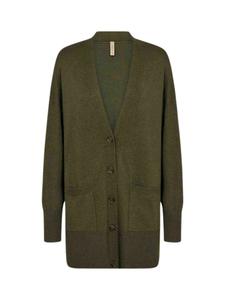 Вязаный кардиган Soyaconcept Dollie 739, оливковый