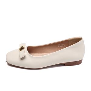 Повседневные однобортные туфли женские ZHR, Beige