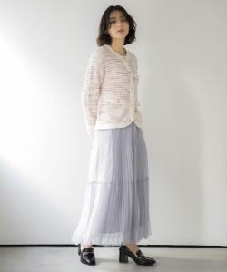 Плиссированная юбка из тюля Noela, цвет Gray