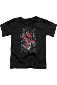 Футболка с коротким рукавом Superman Heat Blast для малышей Gildan, черный