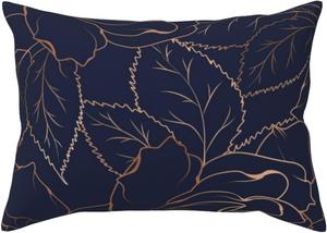 Pevtufa Накладки на подушки Navy Dark Blue с принтом и застежкой-конвертом Navy Dark Blue