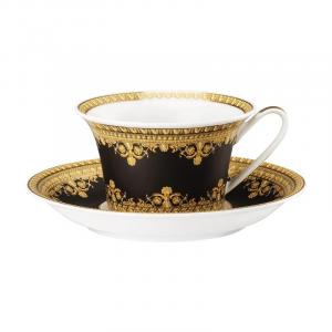 Rosenthal Versace I love Baroque - Чайная чашка Nero 0,22 л с блюдцем, 2 предм Rosenthal meets Versace, красочный