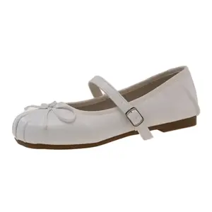 Туфли Mary Jane Shoes Women's Box Alxnan, Ecru