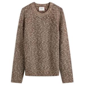 Джемпер с рубчиком и узором букле Jacobo Nn07, demitasse