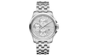 Хронограф Jazzmaster с автоподзаводом Hamilton, серебряный Dial