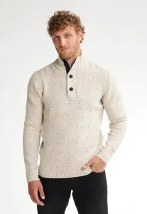 Меланжевый джемпер Petrol Industries, Antique White Melee