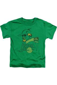 Футболка с принтом DC Comics для малышей Gildan, зеленый