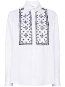 P.A.R.O.S.H. вышитая рубашка, белый