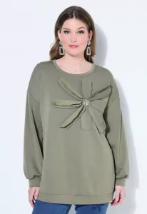 Alinie, толстовка verzierte 3dblüte Miamoda, Reed Green